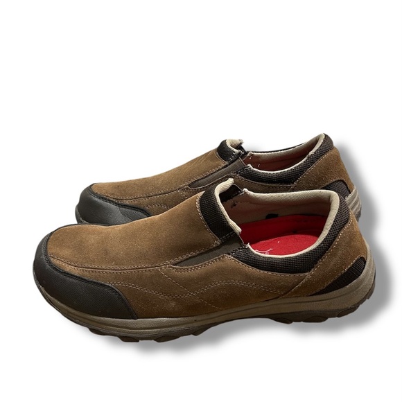 Wrangler Brown and Black Men's Slip-On Loafers - Picture 1 of 5